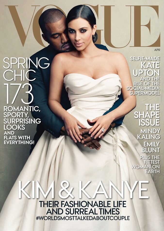 Kanye West en Kim Kardashian