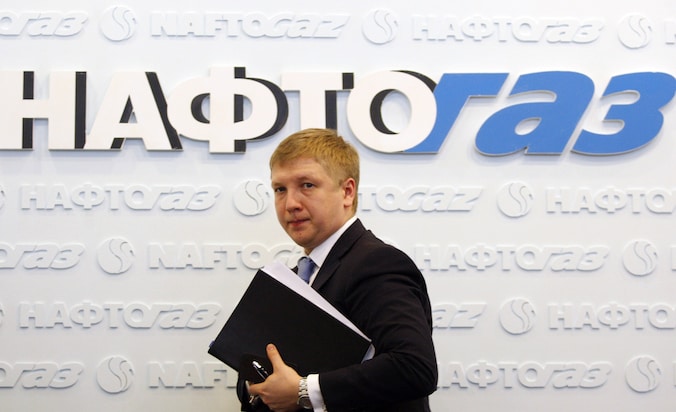 Topman bij Naftogaz Andrej Kobolev.