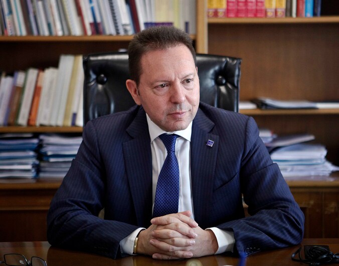 De Griekse minister van Financiën Yannis Stournaras.