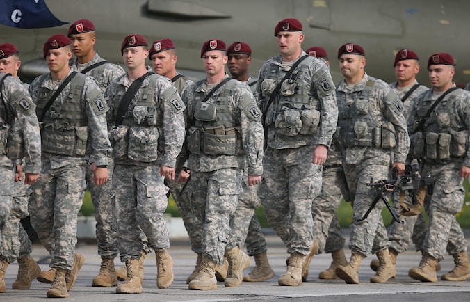 Amerikaanse soldaten in Polen.