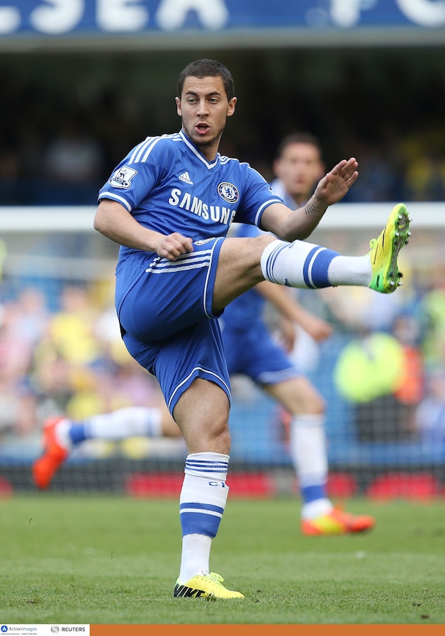De brokken met Eden Hazard lijken gelijmd.
