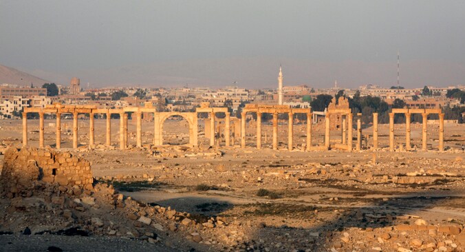 Archiefbeeld van de kunststad Palmyra in Syrië.