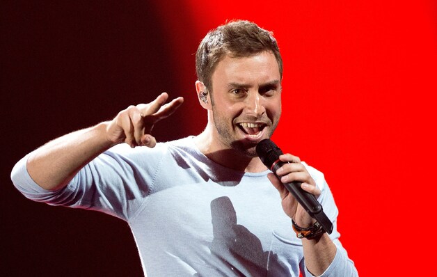 Mans Zelmerlow, de Zweedse kandidaat.