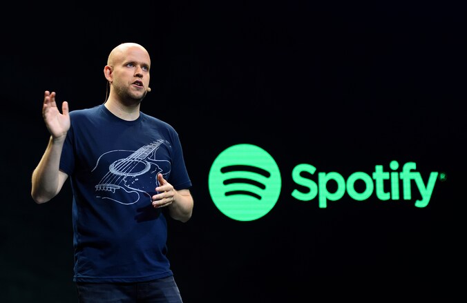Daniel Ek van Spotify.