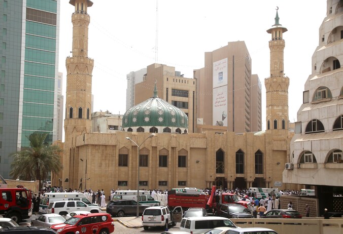 De sjiitische Al-Imam al-Sadeqmoskee in Koeweit-Stad, waar de aanslag plaatsvond.