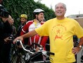 Van Rompuy maakt er een zaak van om elke Gordel met een andere boodschap te pronken.