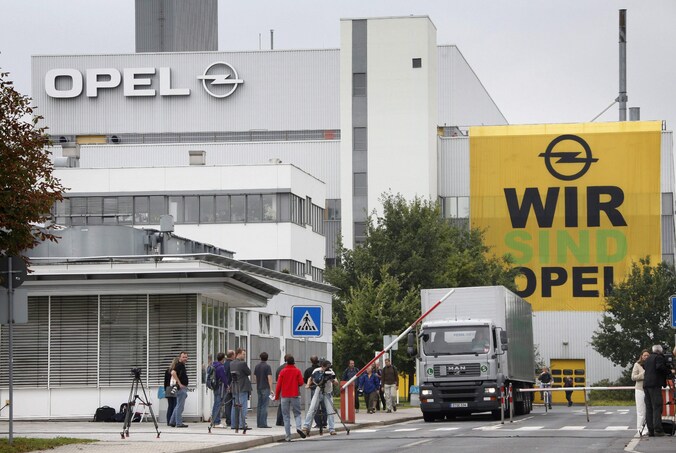De fabriek van Opel in het Duitse Eisenach.