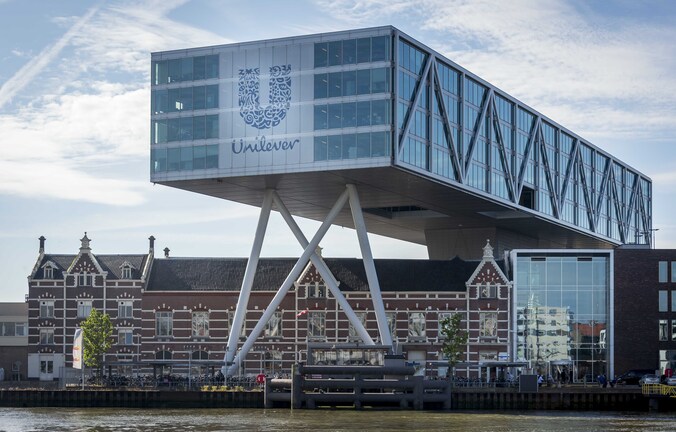 Het hoofdkantoor van Unilever in Rotterdam