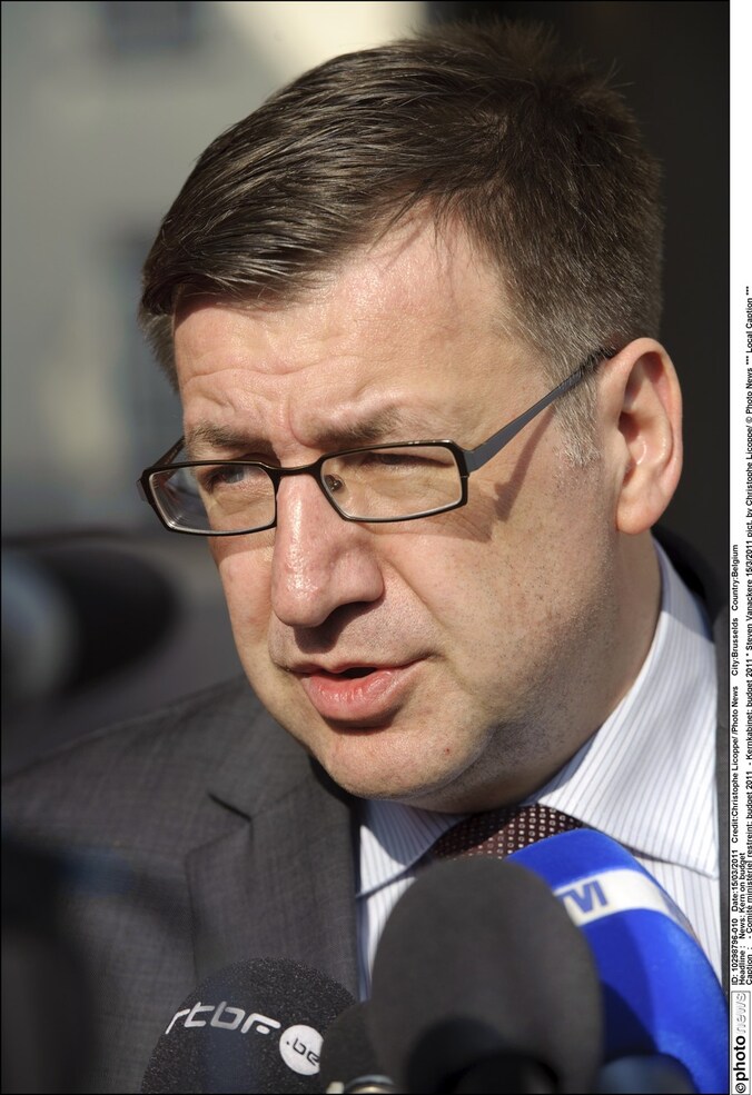 Steven Vanackere (CD&amp;V), minister van Financiën.