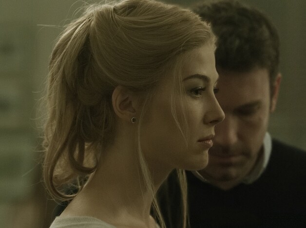 Acteurs Rosamund Pike en Ben Affleck in 'Gone Girl.'