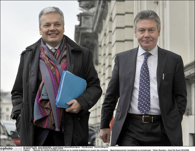 Didier Reynders en Karel De Gucht.