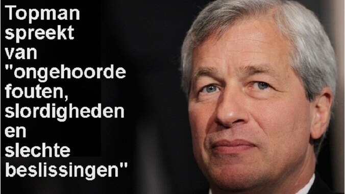 Jamie Dimon gaf persoonlijk uitleg.