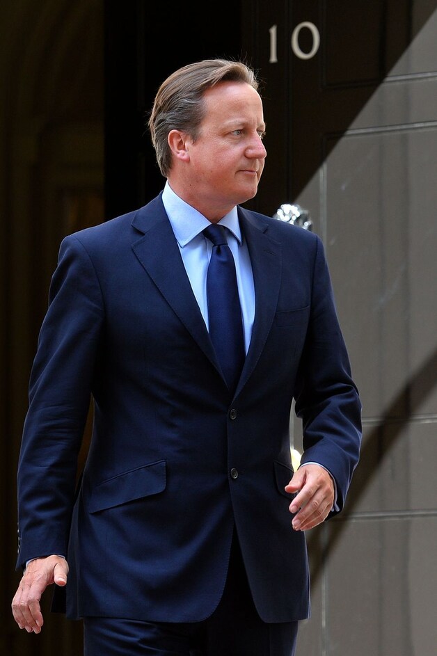 De Britse premier, David Cameron