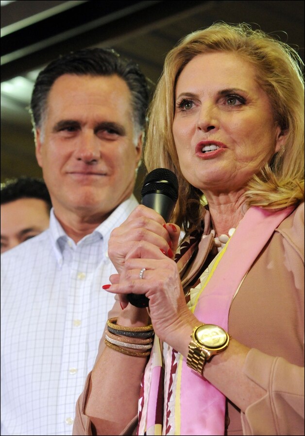 Ann en Mitt Romney.