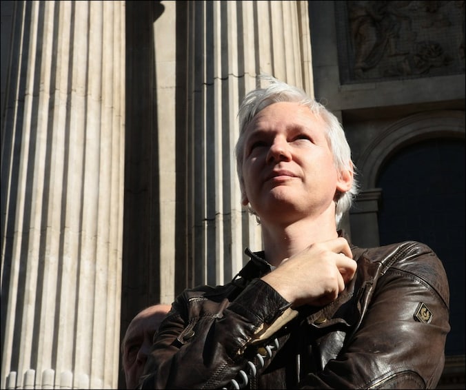 Julian Assange, de stichter van WikiLeaks.