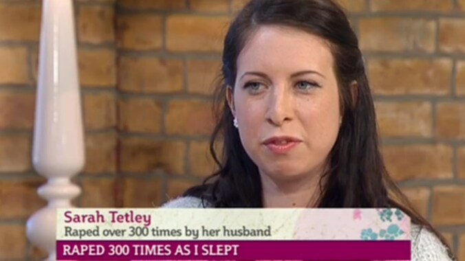 Sarah Tetley deed haar angstaanjagende verhaal op televisie.