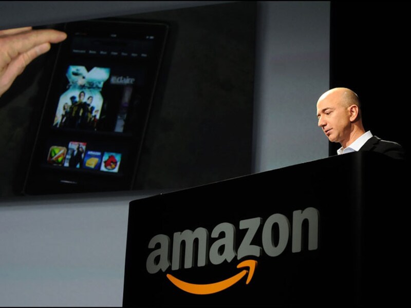 CEO Jeff Bezos wil de concurrentie op de markt van de smartphones aangaan met Apple en Google.