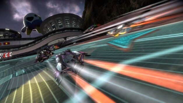 In 'WipeOut 2048' race je met zwevende voertuigen.