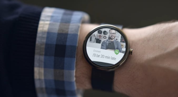 Zo kan Android Wear er in de praktijk uitzien.