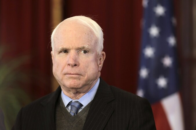 De Amerikaanse senator John McCain. (Archiefbeeld)