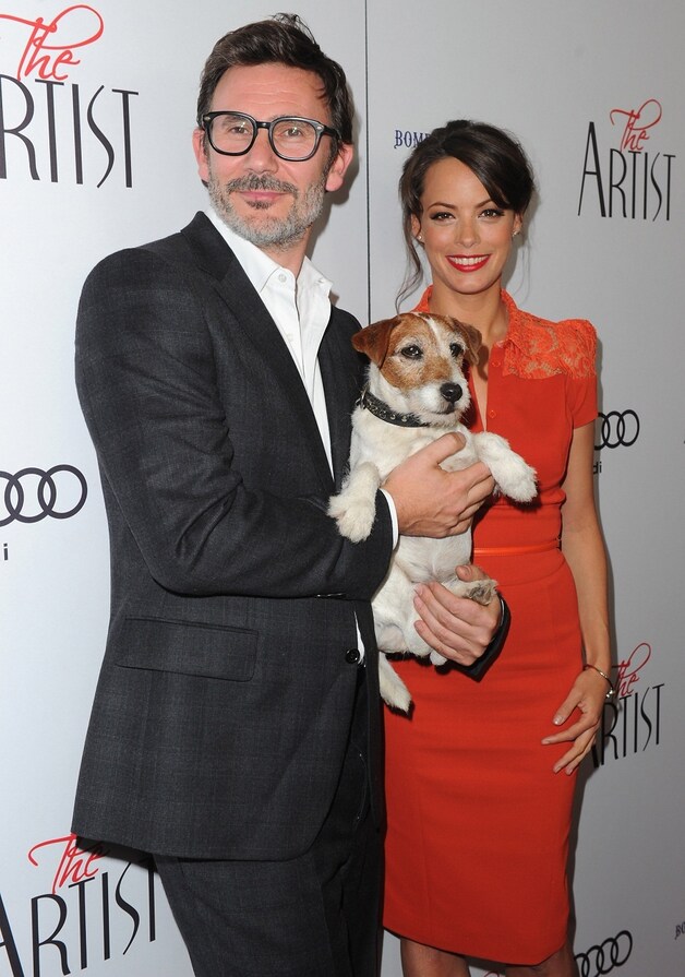 Michael Hazanavicius, Uggie en Bérenice Bejo.