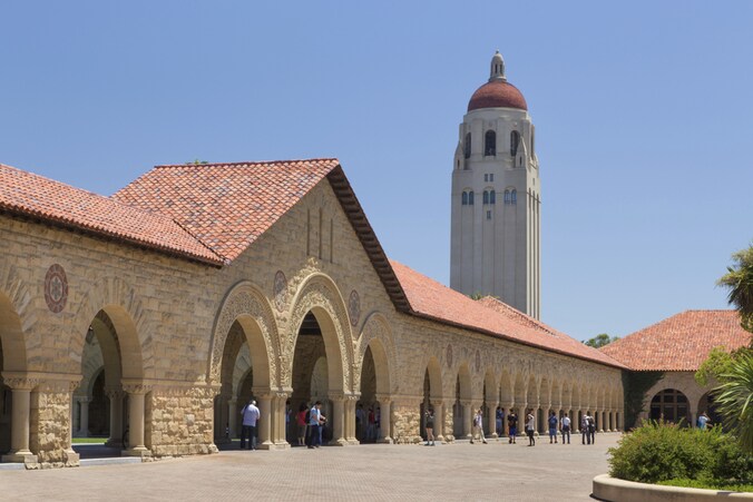 De universiteit van Stanford.