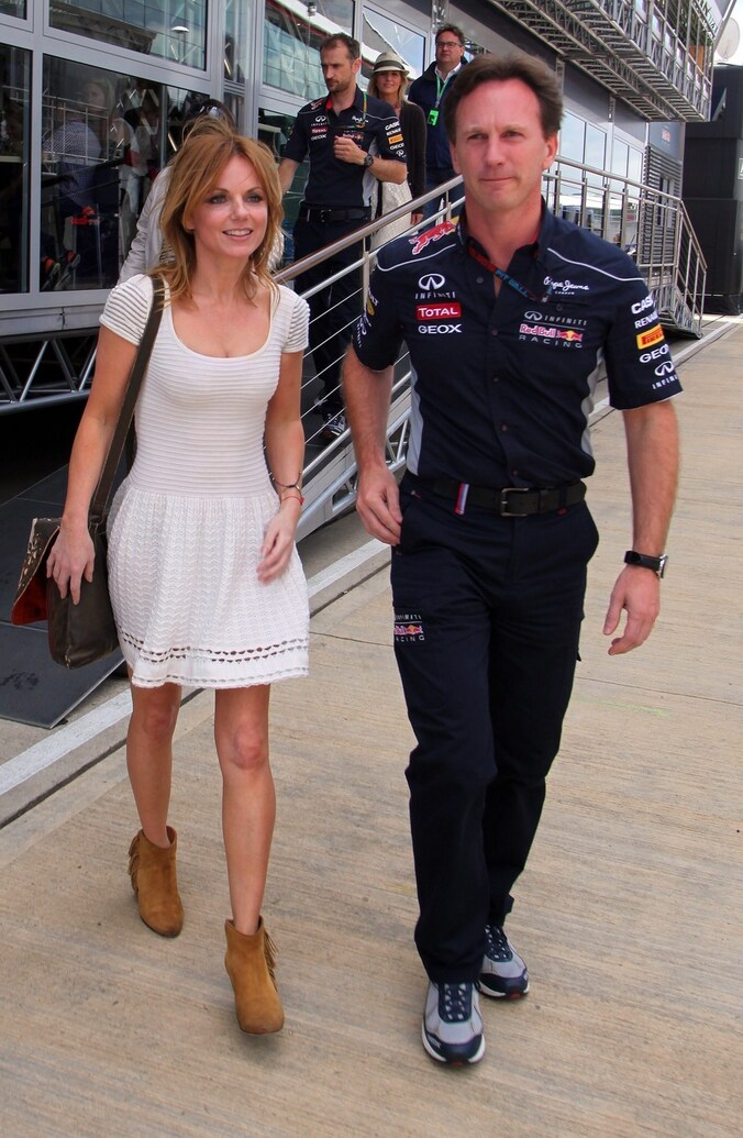 Geri Halliwell en Christian Horner