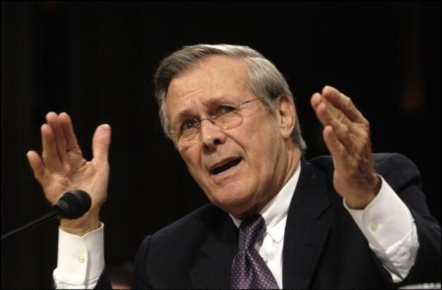 Donald Rumsfeld.