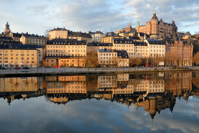 Het eiland Södermalm in Stockholm.