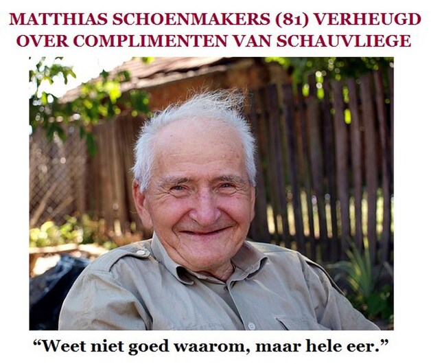 De satirische website De Raaskalderij heeft intussen deze foto op Facebook geplaatst. Uiteraard wordt die massaal gedeeld.