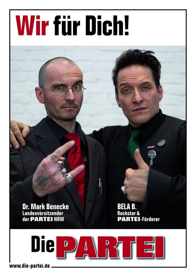 Partijposter van Die Partei