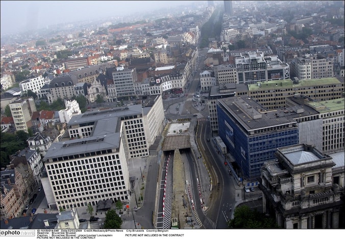 Het Louizaplein.