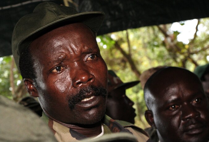 De Oegandese krijgsheer Joseph Kony.