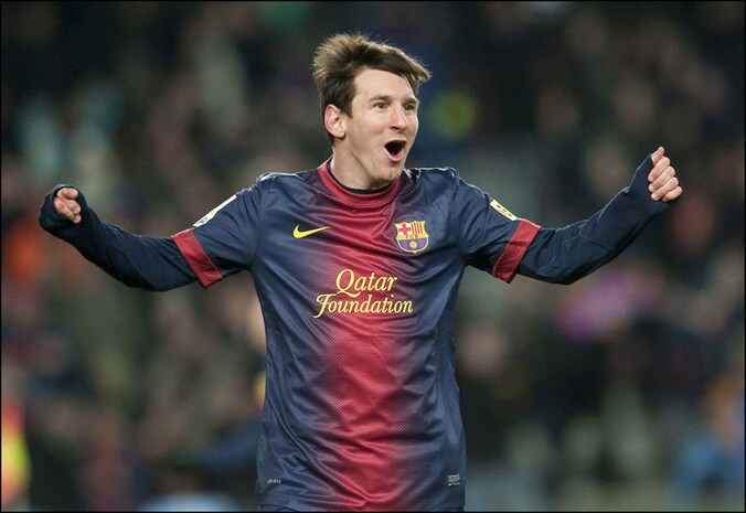 Voetballer met een hart, Lionel Messi.