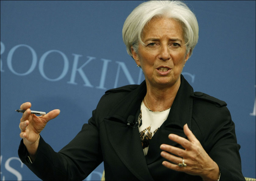 Knot weet zeker dat het IMF van Lagarde (foto) een oplossing zal bieden voor de crisis.