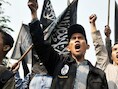 Demonstranten in Jakarta.