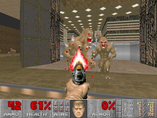 Beeld uit de originele 'Doom' (1993)