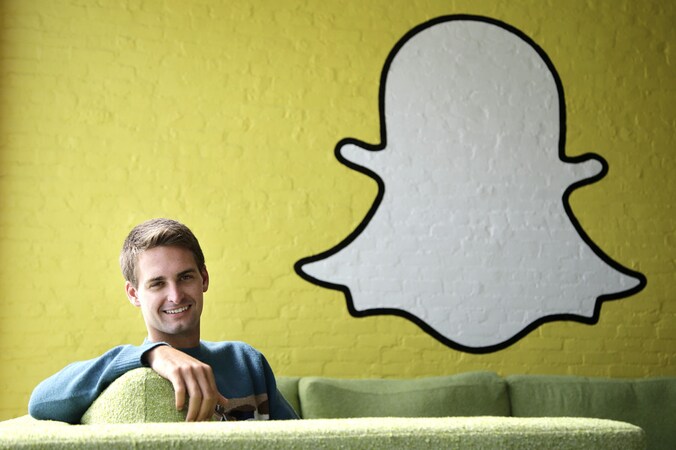 Snapchat-oprichter Evan Spiegel.