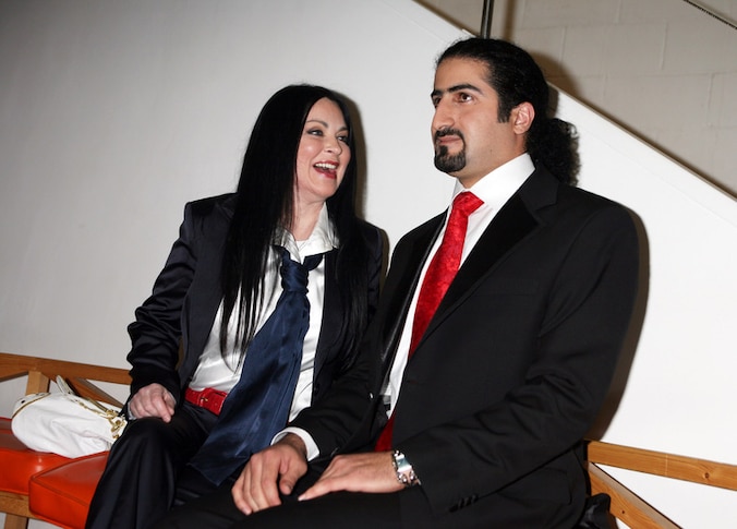 Omar bin Laden met zijn Britse vrouw Jane Felix-Browne.