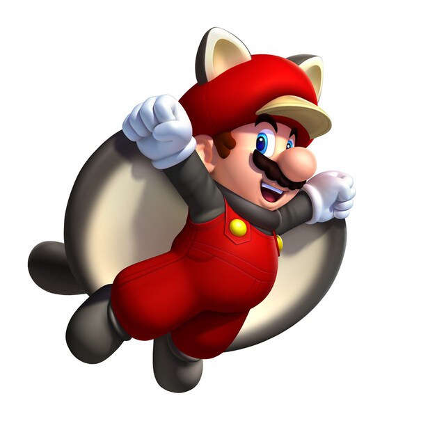 Mario heeft een nieuw eekhoornpakje.