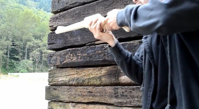 Het eerste 3D-geweer in actie.