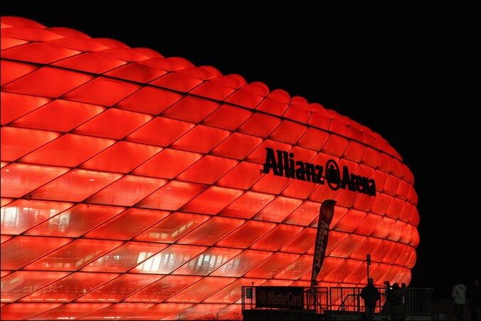 De Allianz Arena, de thuisbasis van Bayern München