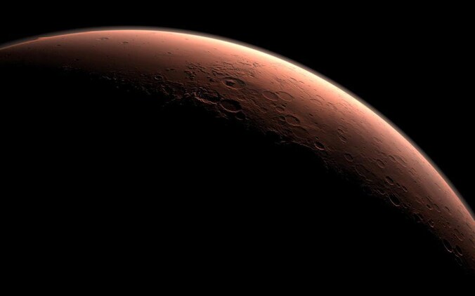 Eel deel van de planeet Mars