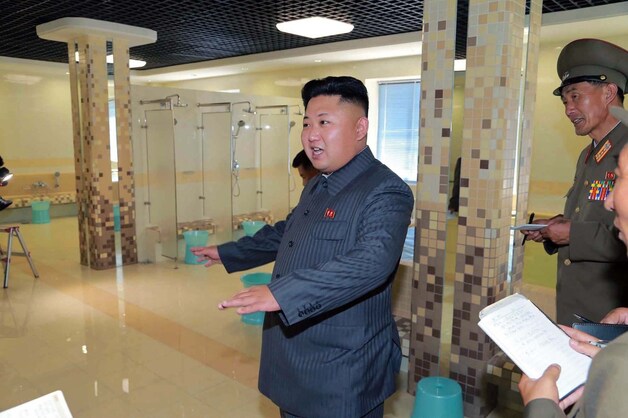 De Noord-Koreanse leider Kim Jong-un.