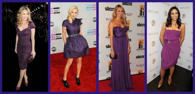 Deze konden het wel: Michelle Pfeiffer, Jenny McCarthy, Stacy Keibler en Rosario Dawson.