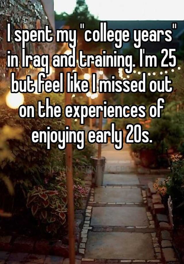 Een recente bekentenis op Whisper.