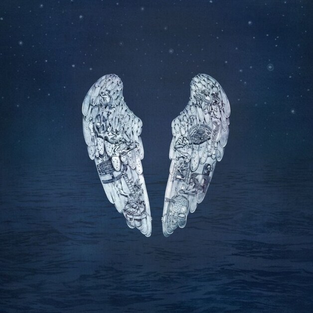 Het artwork van 'Ghost Stories', de nieuwe plaat van Coldplay.