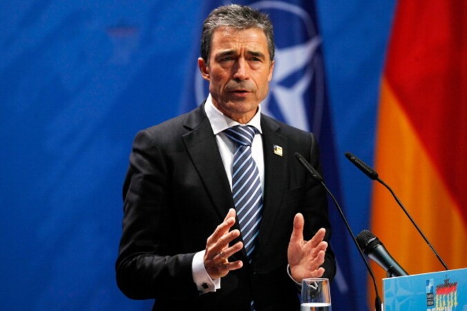 Anders Fogh Rasmussen, secretaris-generaal van de NAVO