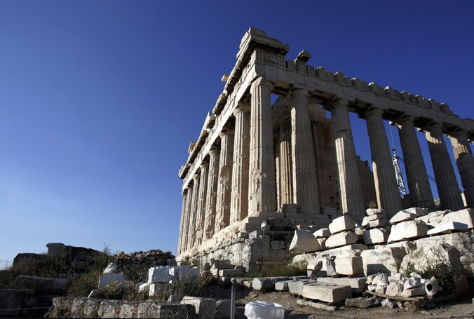 De Akropolis in Athene.