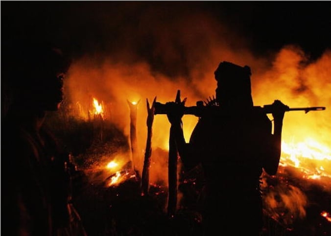 Extreme droogte zou een mogelijke oorzaak zijn voor de vele etnische conflicten in Afrika, zoals hier in Darfur (Soedan)
